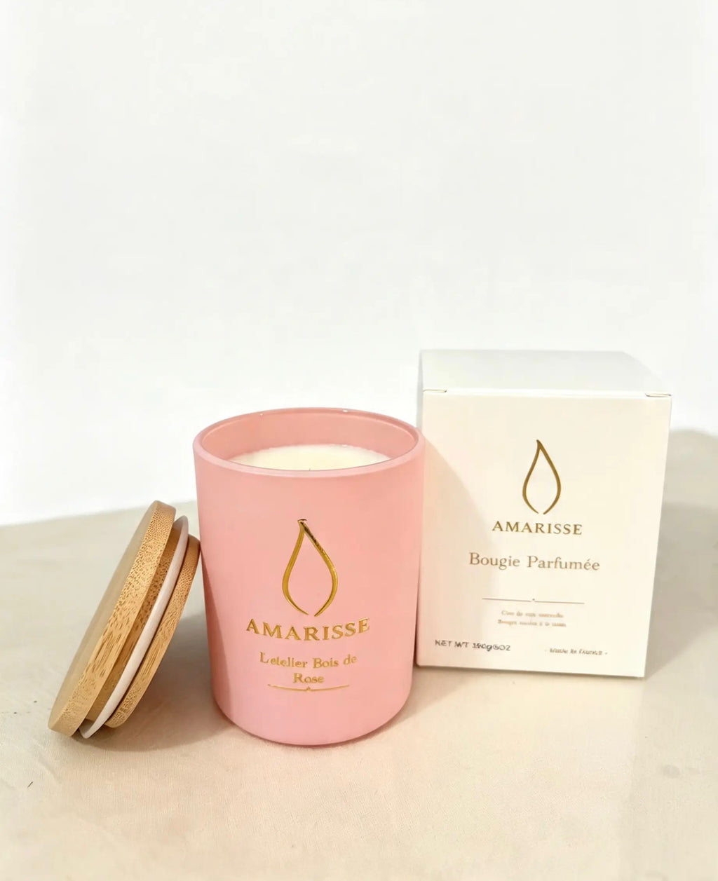 Bougie Parfumée - L’Atelier Bois de Rose
